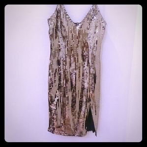 🚫SOLD🚫Gold Party Dress NWT